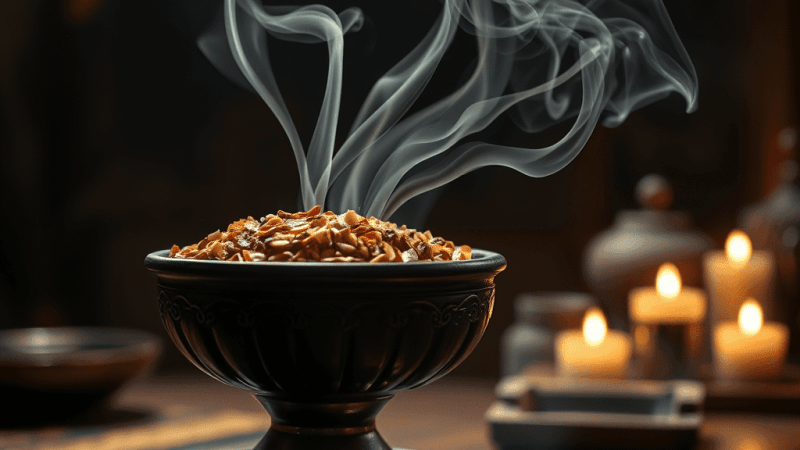 Encens en Grains : Bienfaits, Utilisation et Types de Résines pour un Rituel Parfait